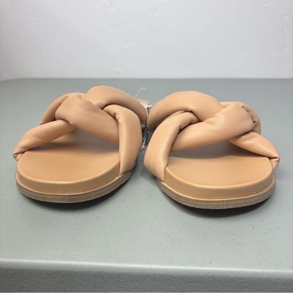 Universal Thread Women's Slip On Slides Sandals Neutral Size 11 NWT Woven - Picture 2 of 7